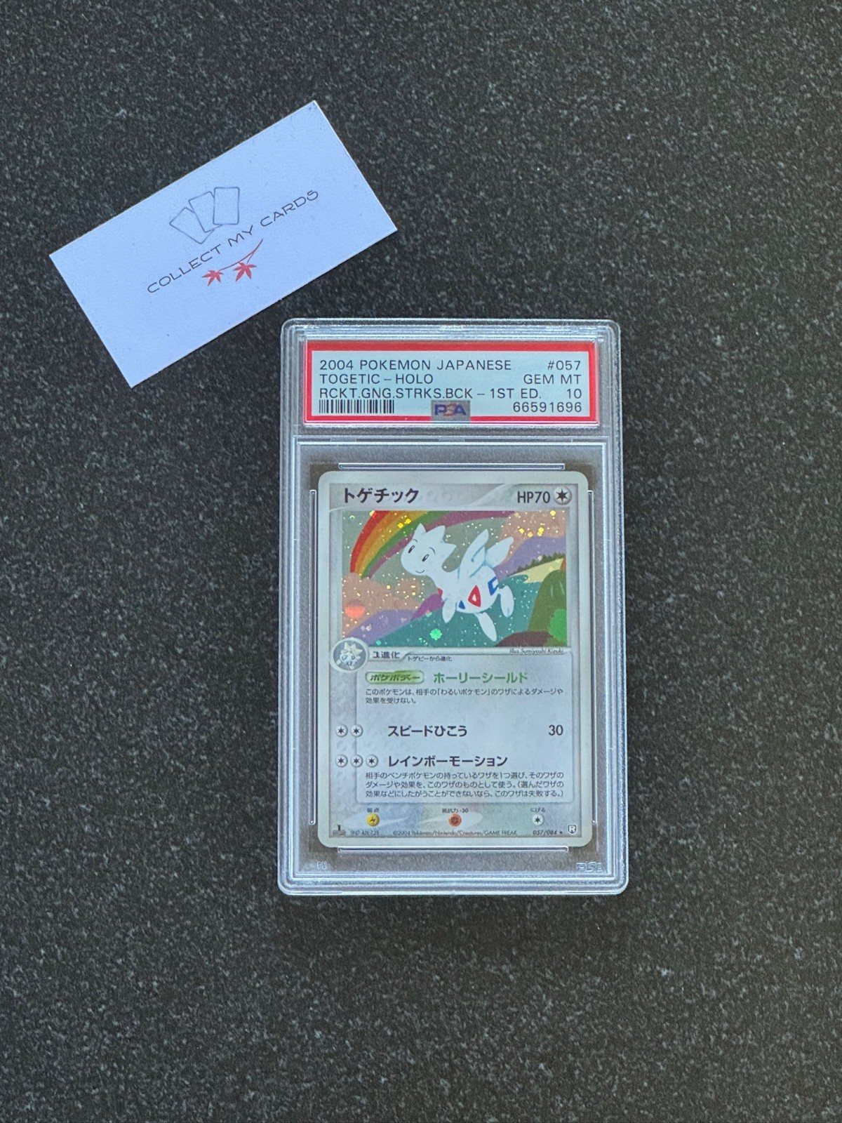 Togetic EX PSA 10 Rocket Gang Strikes Back Pokemon Japanese Card Low Pop 2004 – Photo 1