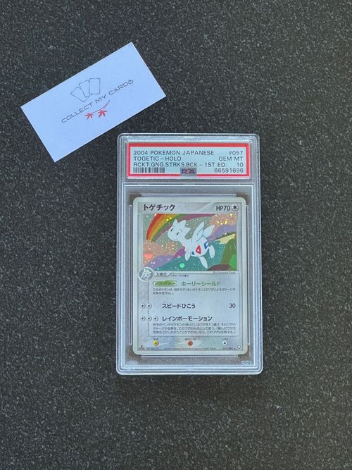Togetic EX PSA 10 Rocket Gang Strikes Back Pokemon Japanese Card Low Pop 2004