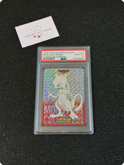 Mewtwo Holo PSA 10 Carddass Vending Red Pokemon Japanese Card 1996